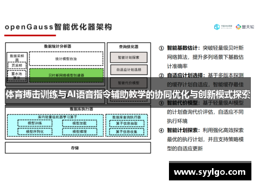 体育搏击训练与AI语音指令辅助教学的协同优化与创新模式探索